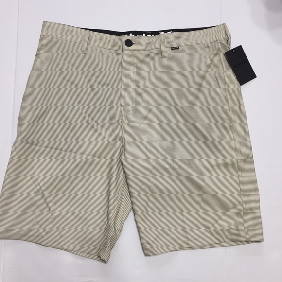 Hurley Harrison Dry Fit Shorts Mens 32  Tan - Picture 6 of 6